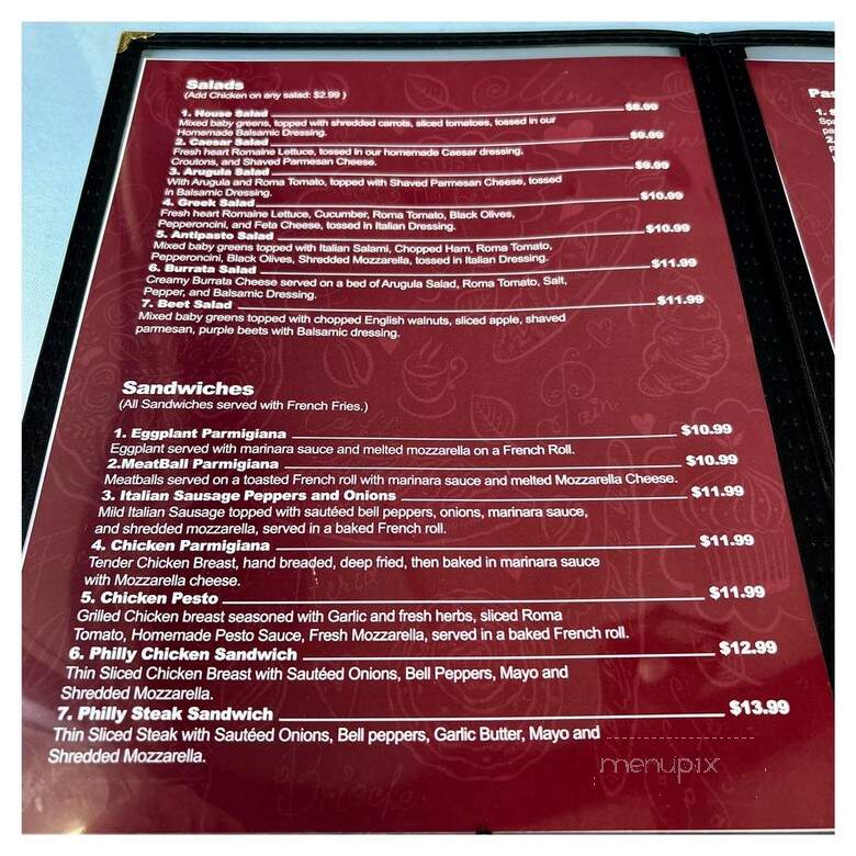 Village Cafe & Pizza - Baldwin Hills, CA menu_pic