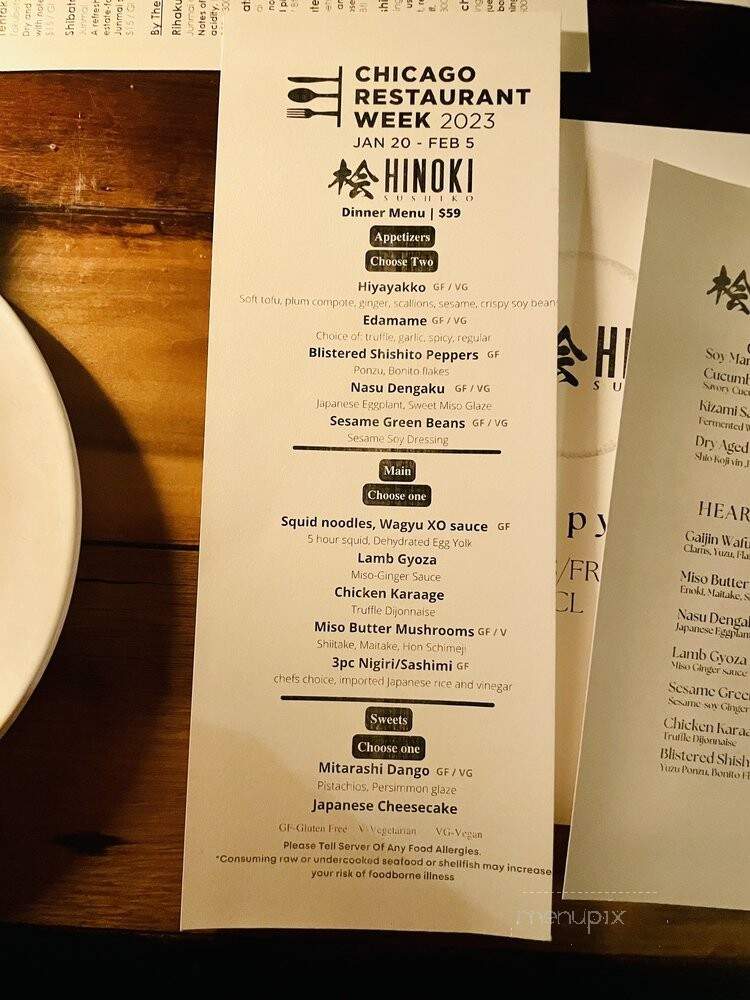 Hinoki Sushiko - Chicago, IL