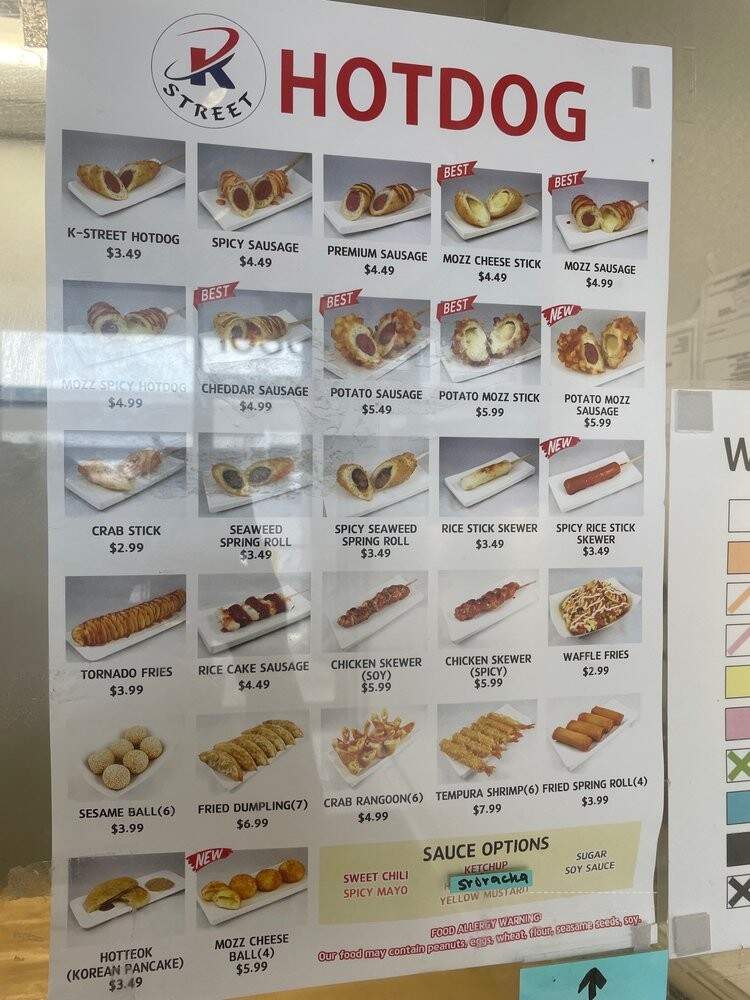 Ssong's Hot Dog - Overland Park, KS menu_pic