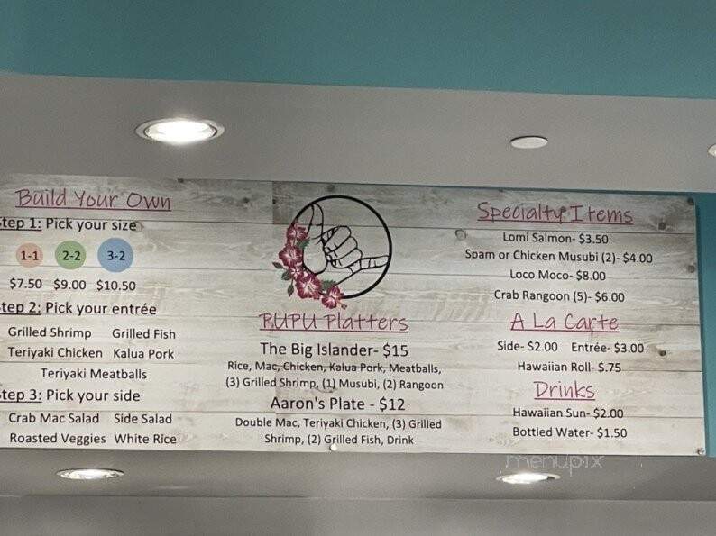 Kekoa's Kitchen - Allen, TX menu_pic