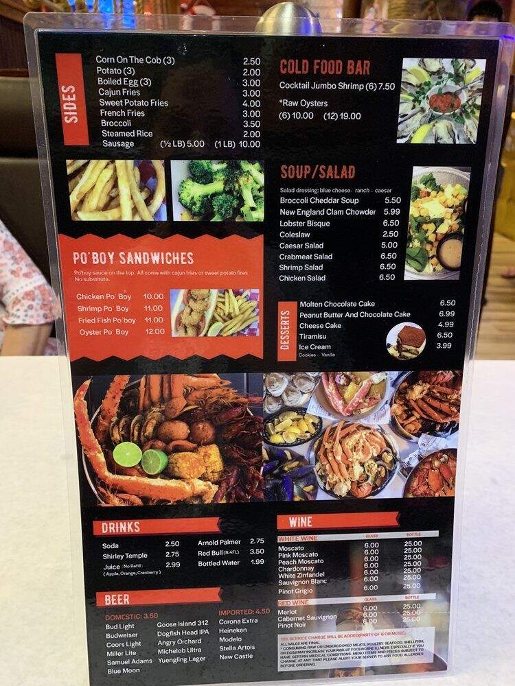 Yummy Crab - Indianapolis, IN menu_pic