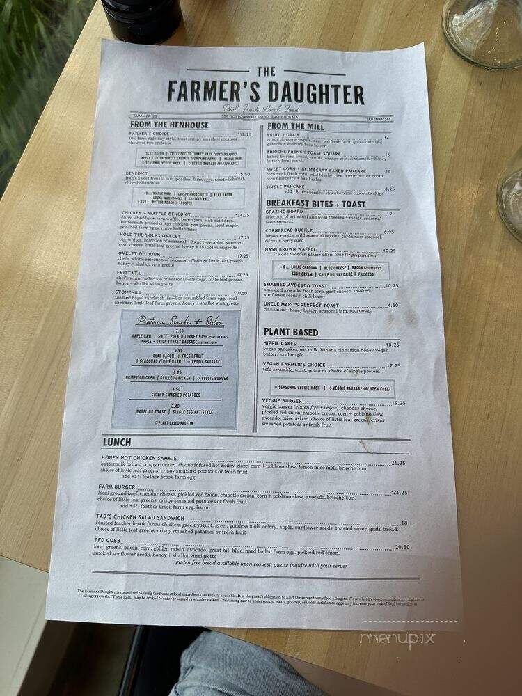 The Farmer's Daughter - Sudbury, MA