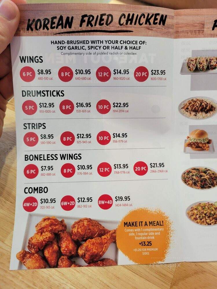 Bonchon - Towson, MD menu_pic
