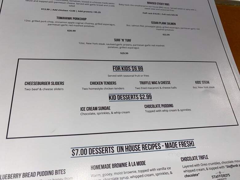 Landing 13 - Porterville, CA menu_pic
