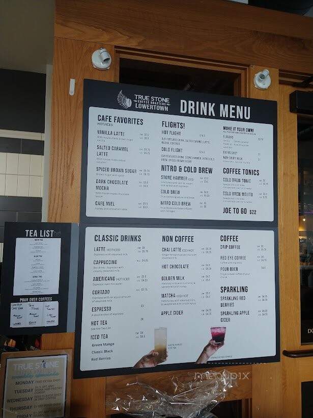 True Stone Coffee - Saint Paul, MN menu_pic