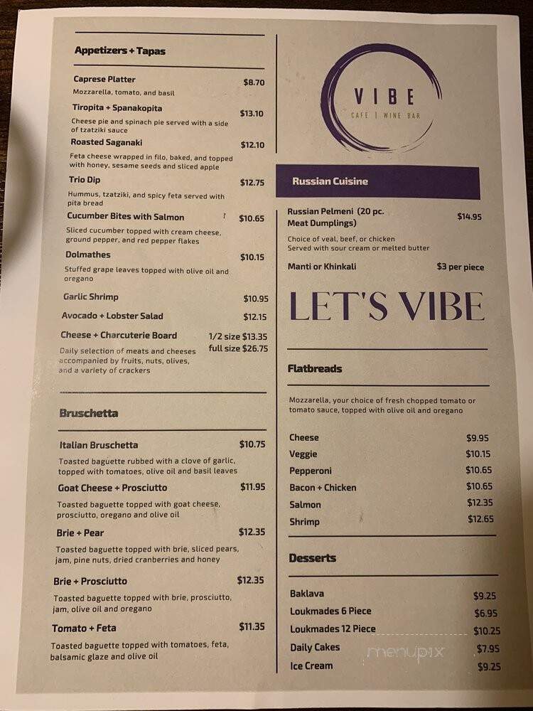 Vibe Cafe and Wine Bar - Charlotte, NC