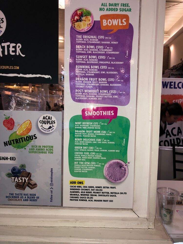 Acai Couples - Myrtle Beach, SC menu_pic