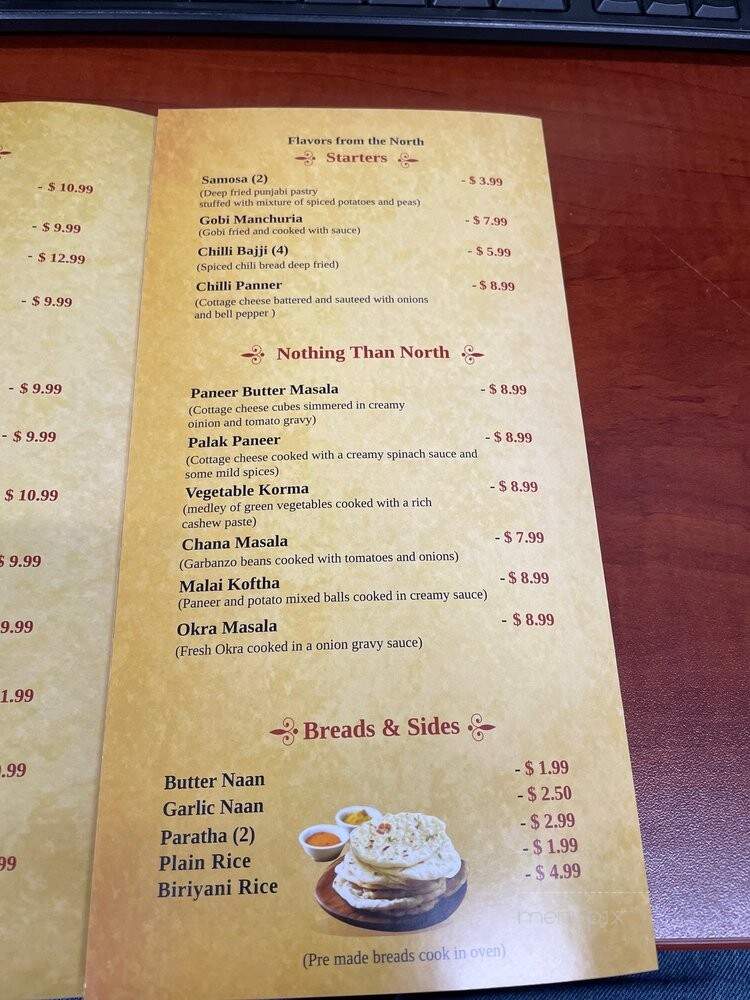 Pista House - San Diego, CA menu_pic