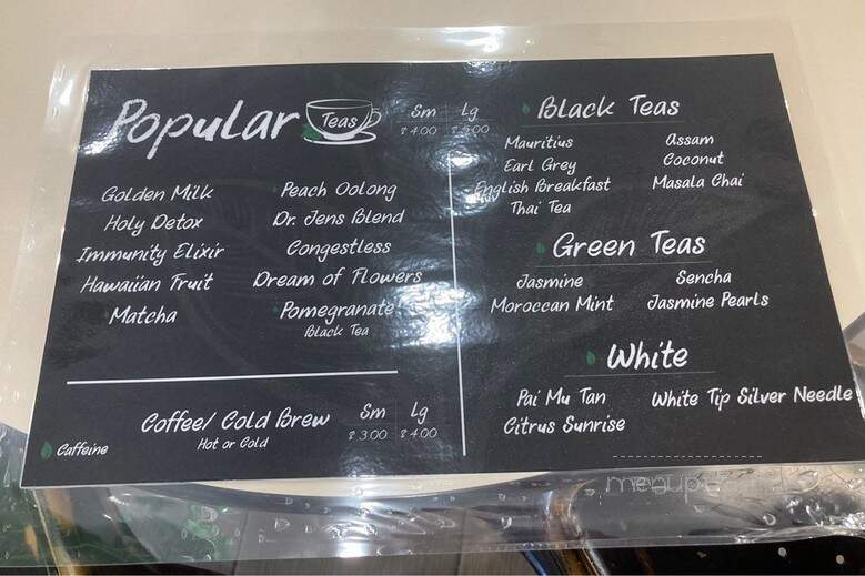 Zen's Tea House - Whittier, CA menu_pic