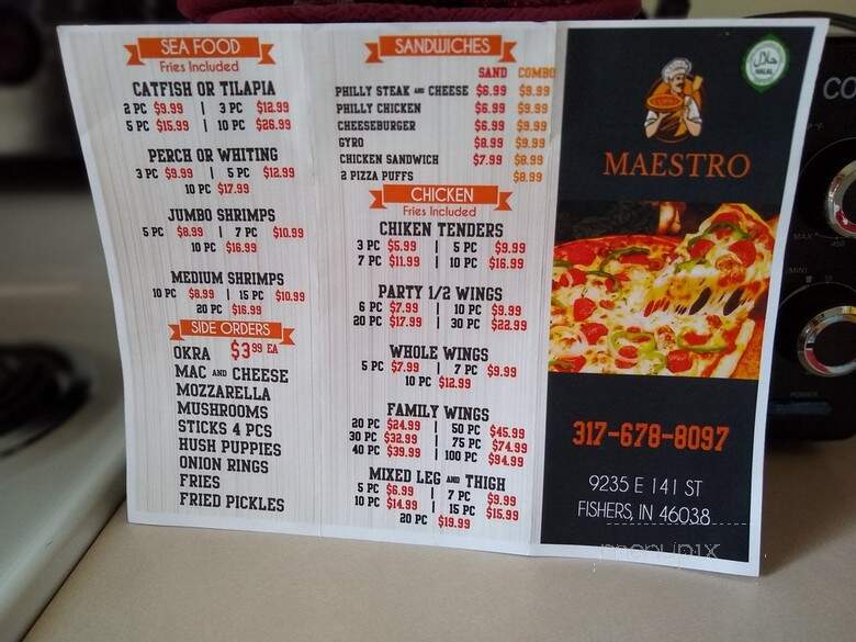 Maestro Pizza - Fishers, IN menu_pic
