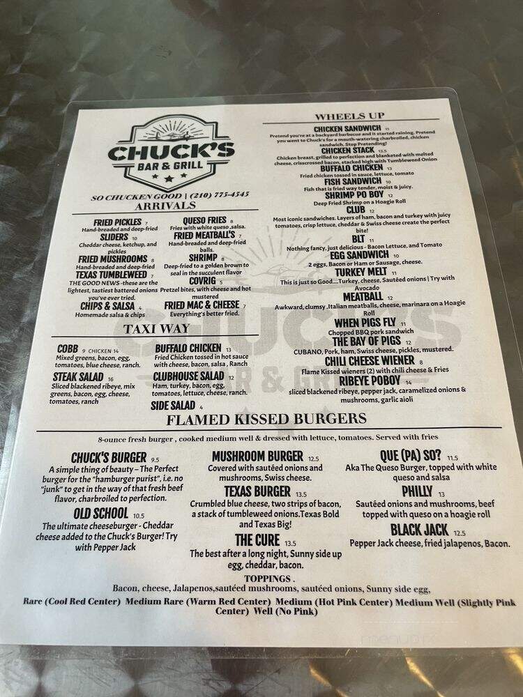 Chuck's Bar and Grill - Bulverde, TX