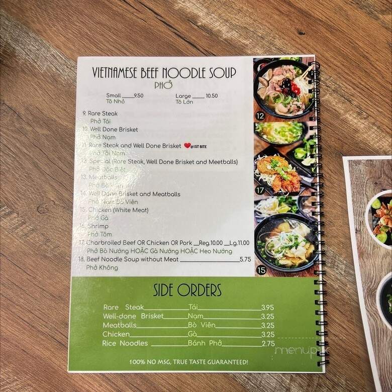 Pho and More - Friendswood, TX menu_pic