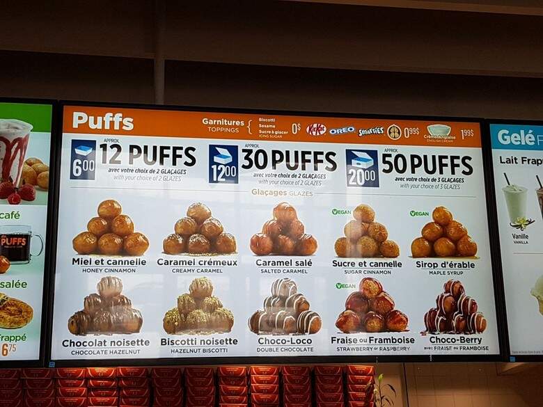 Mr. Puffs - Blainville, QC menu_pic