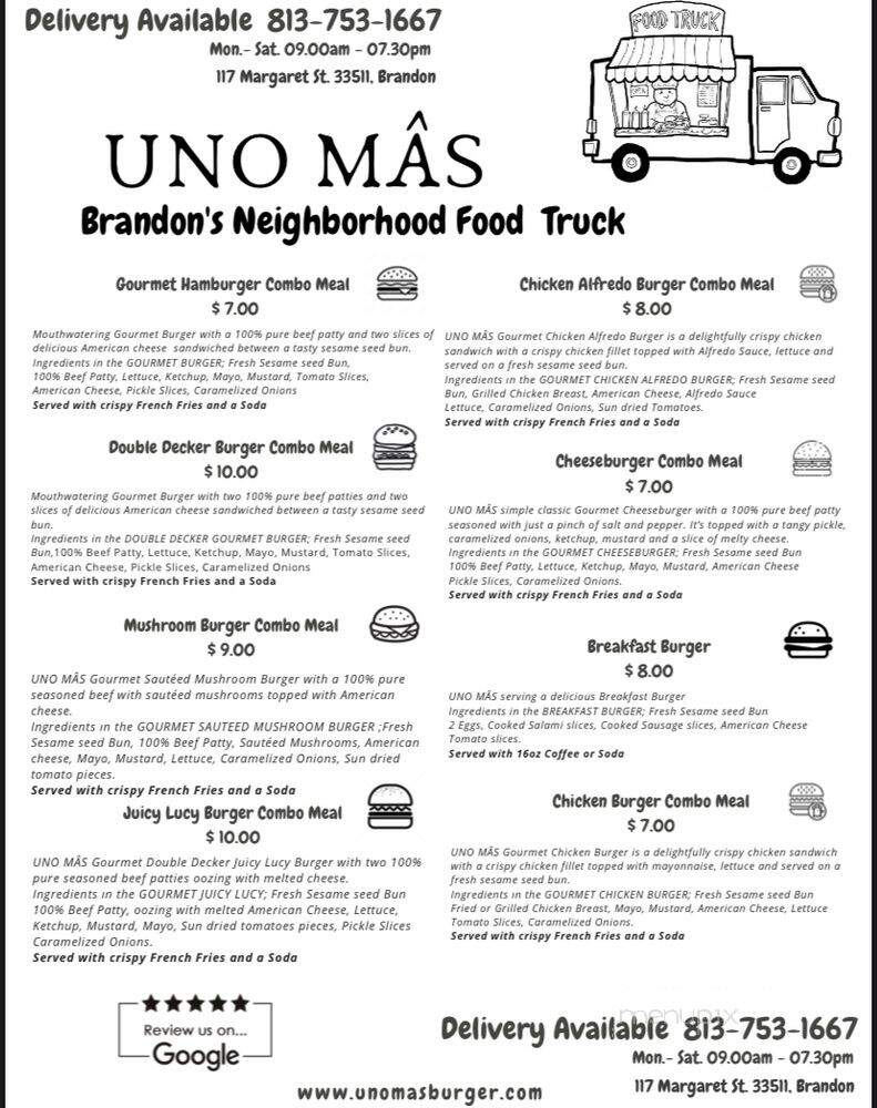Uno Mas Food Truck - Valrico, FL