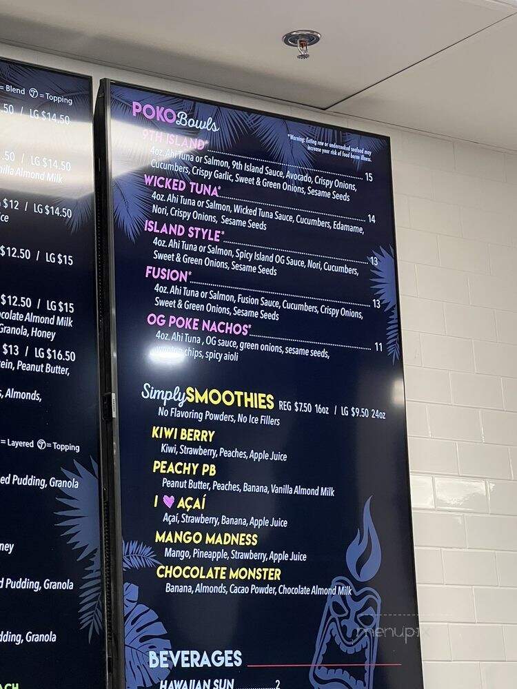 9th Island Grill - Henderson, NV menu_pic