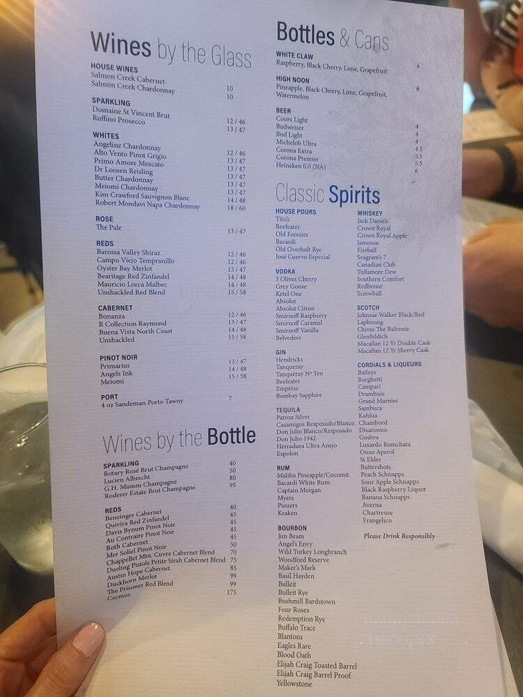 Maxx Restaurant - Warrendale, PA menu_pic