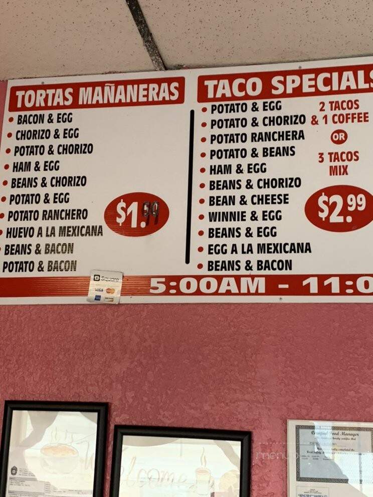 Guerrero's Mexican Restaurant - San Antonio, TX menu_pic