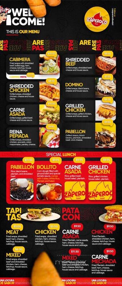 Zaperoco Food - Lehi, UT menu_pic