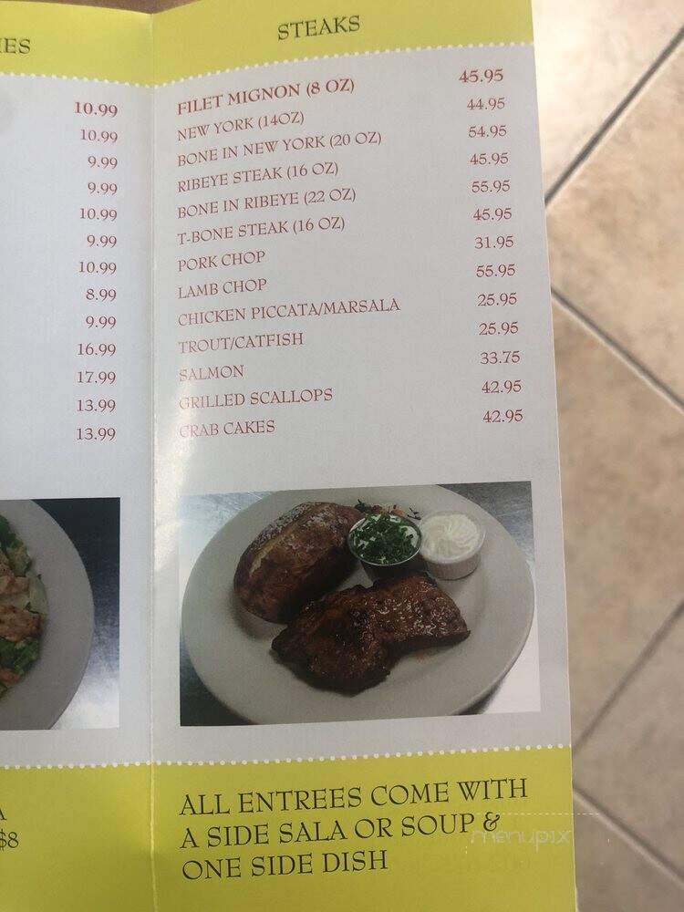Cristela's - Phoenix, AZ menu_pic