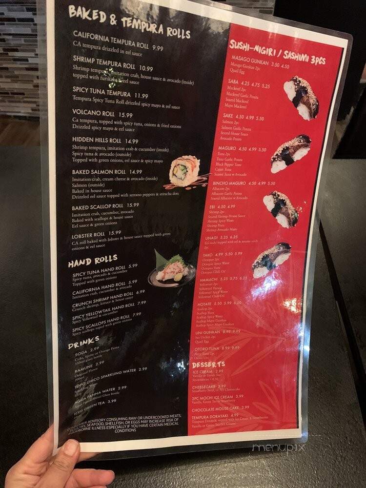 Moyasan Sushi - Chatsworth, CA menu_pic