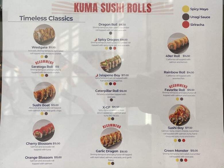 Kuma Sushi - San Jose, CA