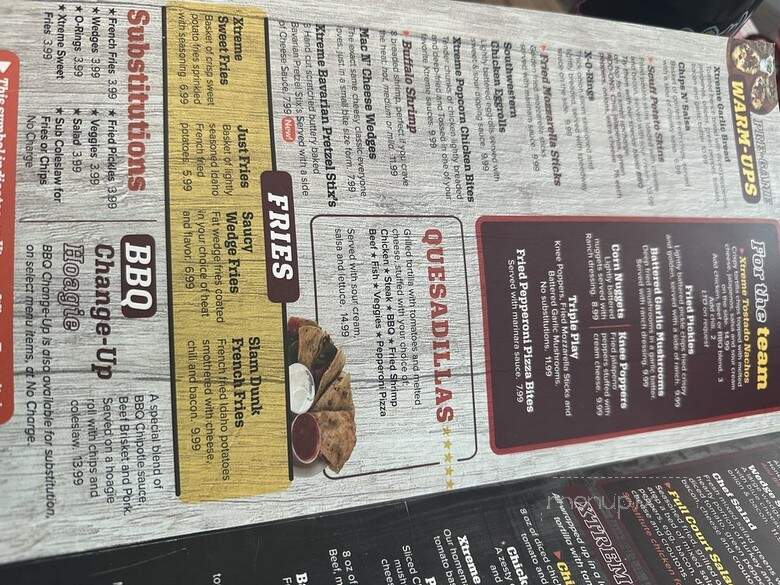 Xtreme Wings - Jacksonville, FL menu_pic