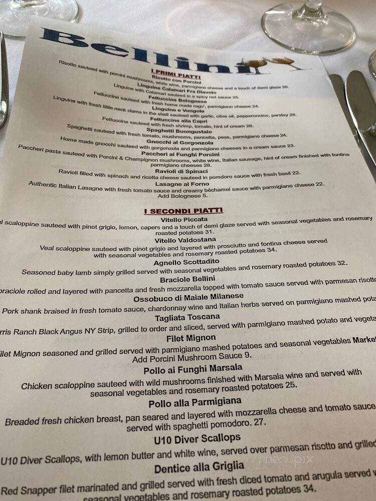Bellini - Naples, FL menu_pic
