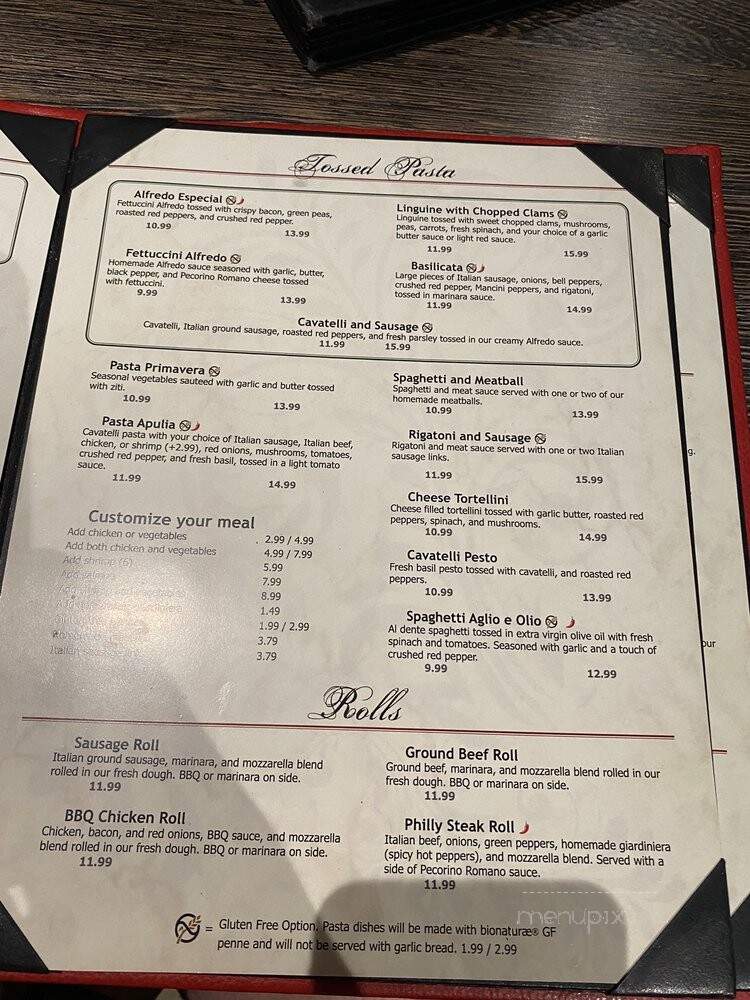 Salvatori's Authentic Italian Eatery - Fort Wayne, IN menu_pic