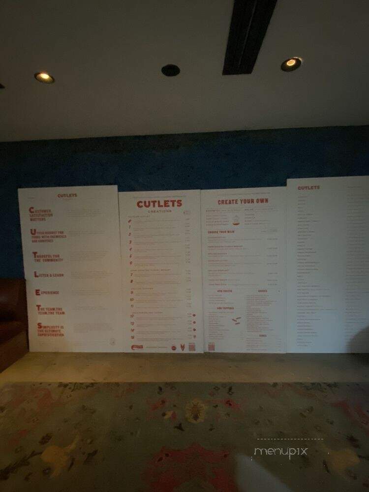 Cutlets Sandwich - Brooklyn, NY menu_pic