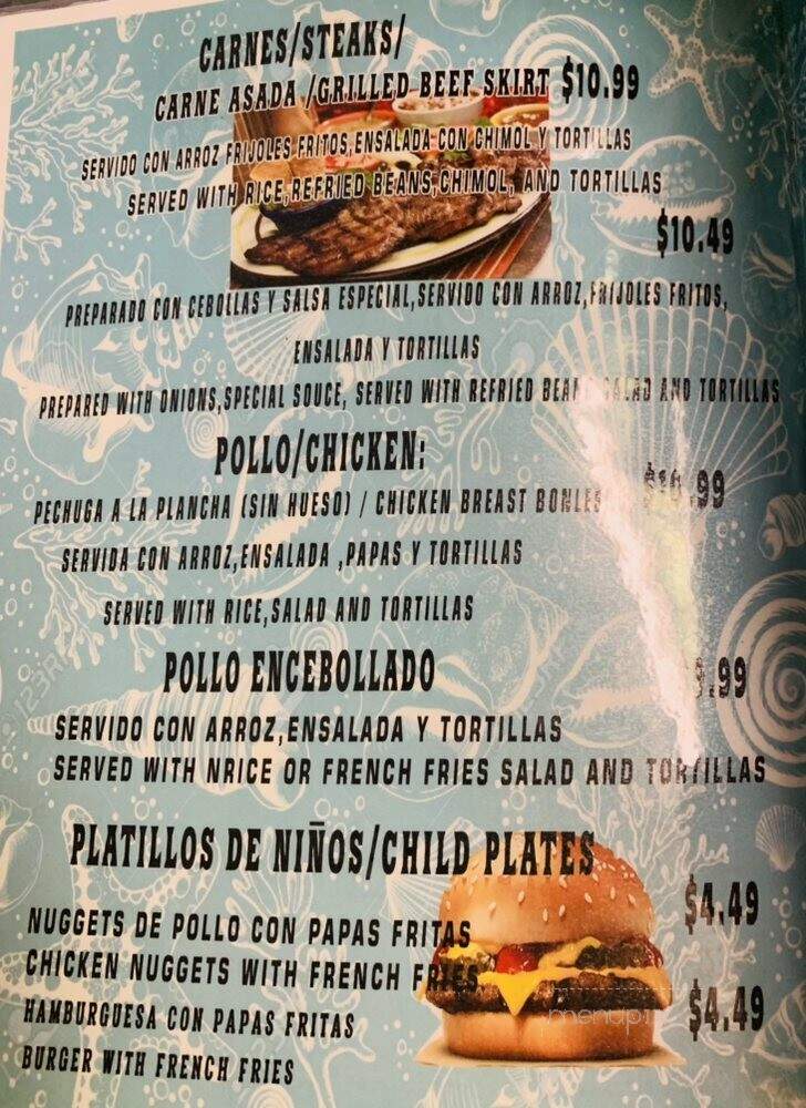 Cuco Lindo - Houston, TX menu_pic