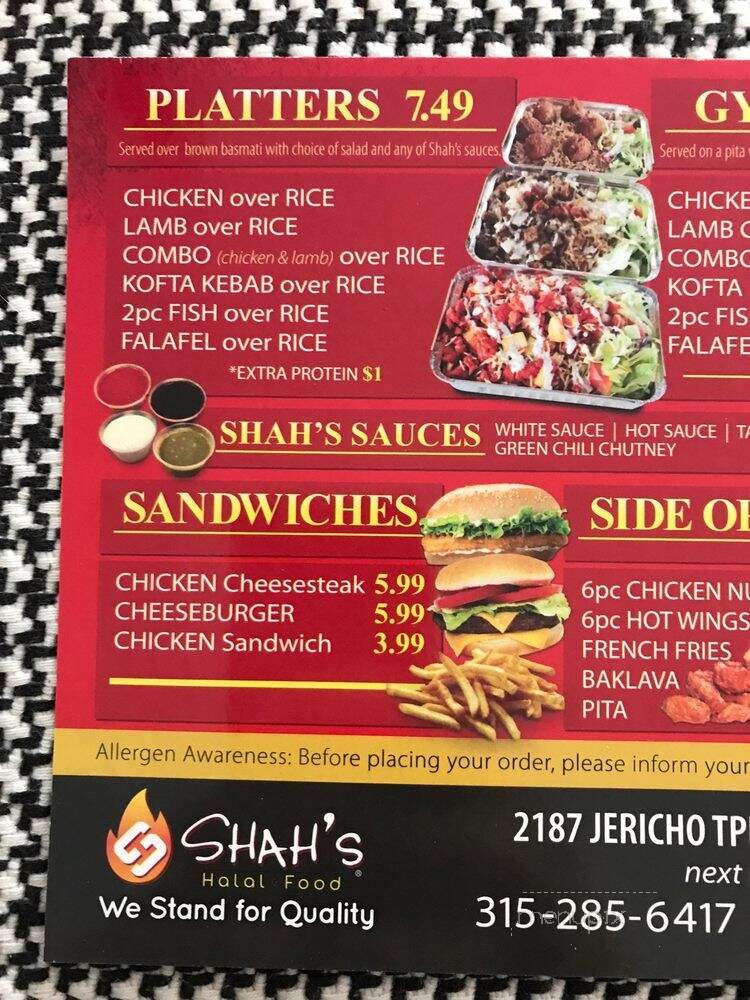 Shah's Halal Food - Commack, NY