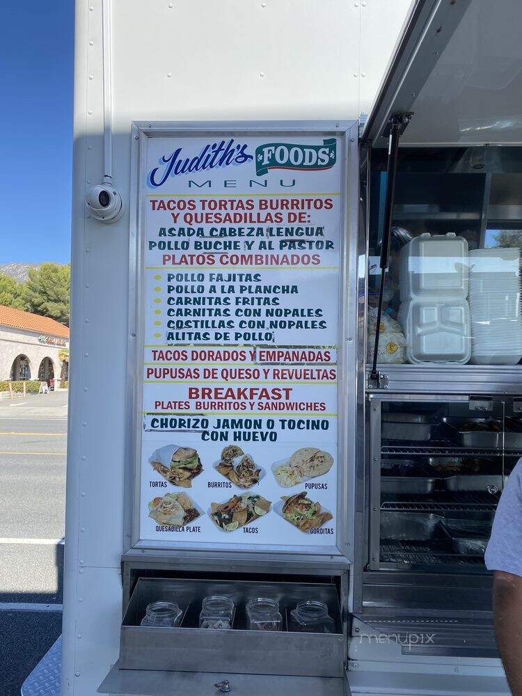 Judith's Foods - La Canada Flintridge, CA menu_pic