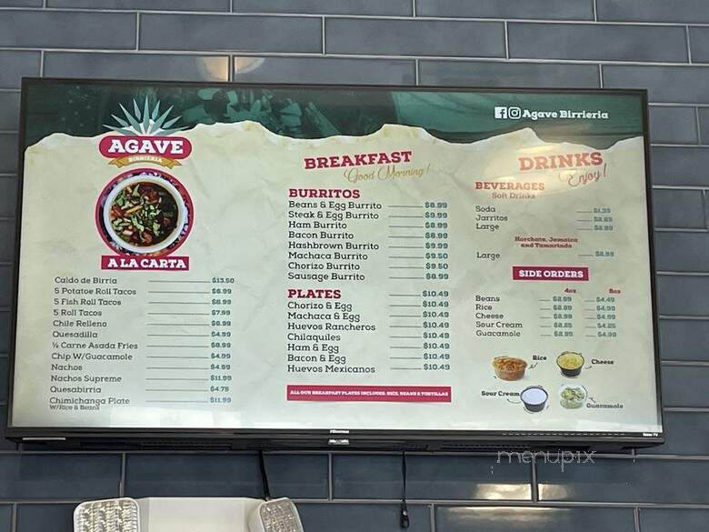 Agave Birrieria - Encinitas, CA menu_pic
