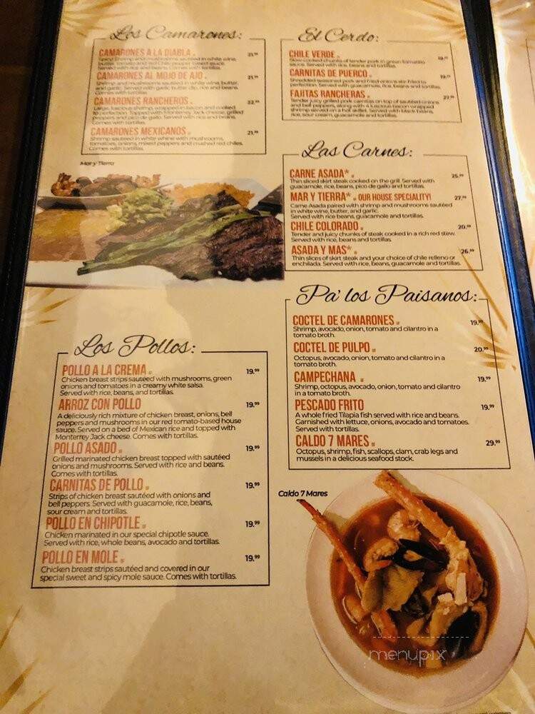 Santa Fe Mexican Grill & Cantina - Kirkland, WA menu_pic