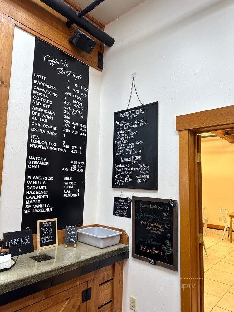 The Buzz Coffee Bar - Belgrade, MT menu_pic