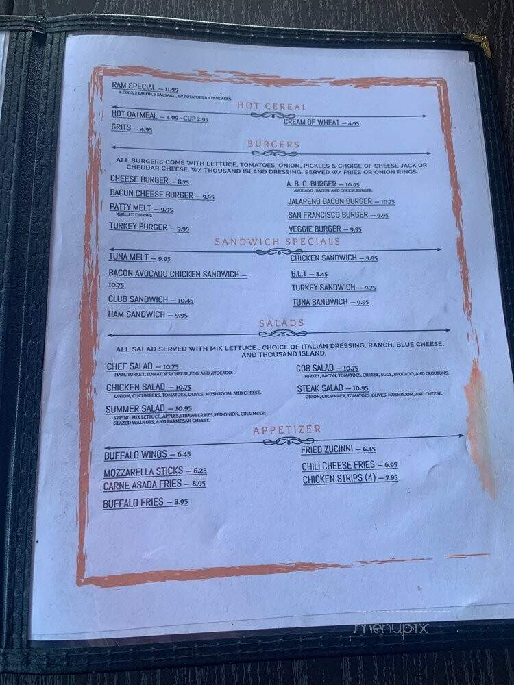Joe's Diner House - Inglewood, CA menu_pic