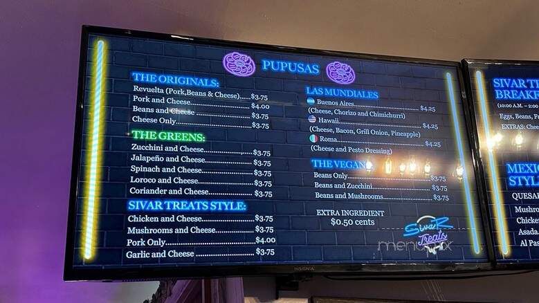 Sivartreats - Whittier, CA menu_pic