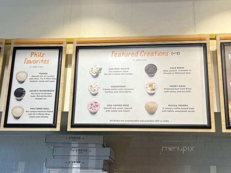 Philz Coffee - Colma, CA menu_pic