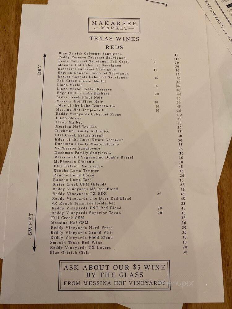 Makarsee Market - Flower Mound, TX menu_pic