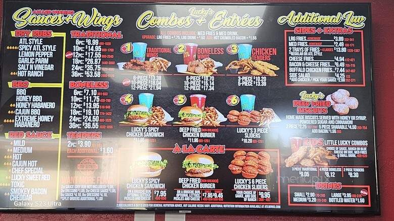 ATL Wings - Queen Creek, AZ menu_pic