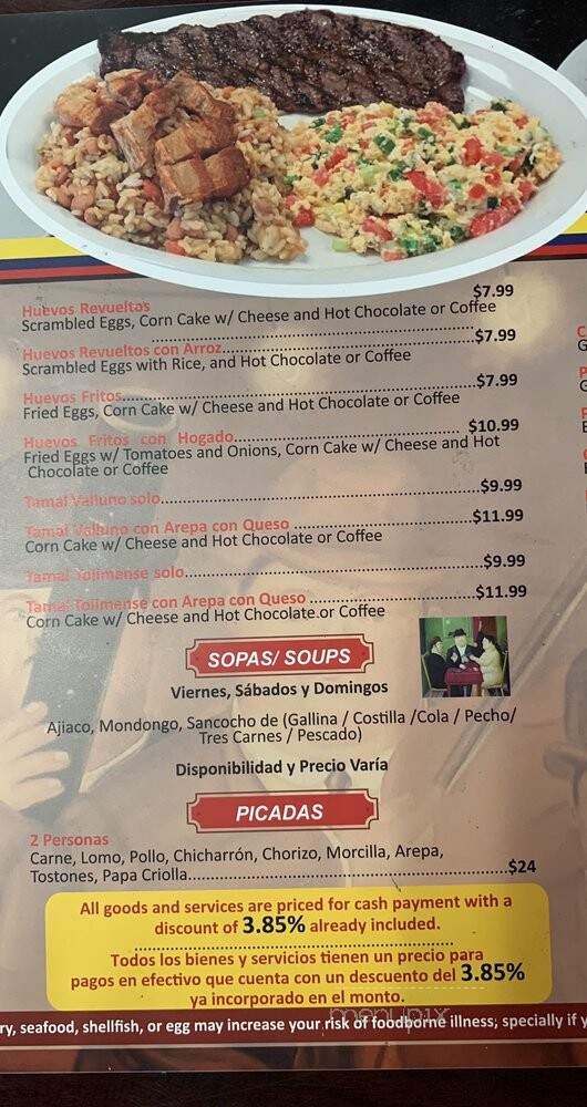 La Casa de Peinado - Pembroke Pines, FL menu_pic
