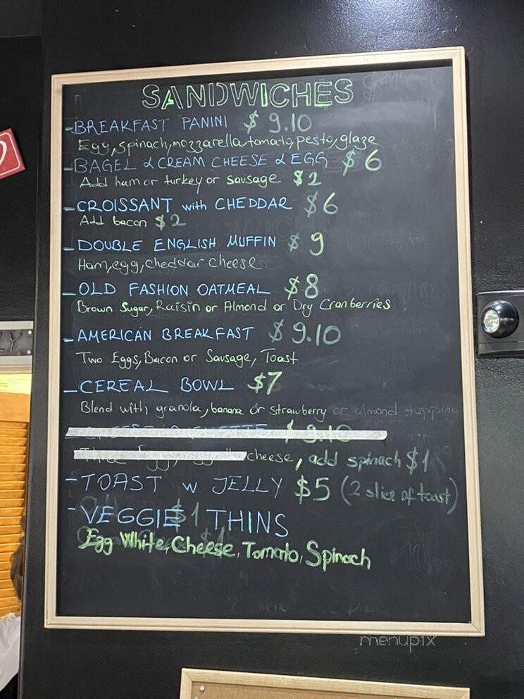 Cafe & Lounge Italiano - Moab, UT menu_pic