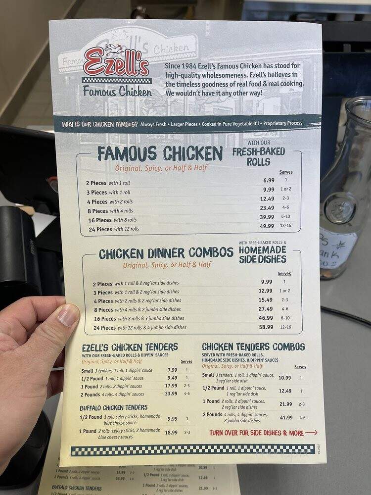Ezell's Famous Chicken - Bellevue, WA menu_pic