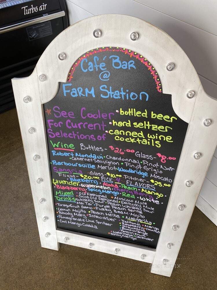 Cafe At Farm Station - Warrenton, VA menu_pic