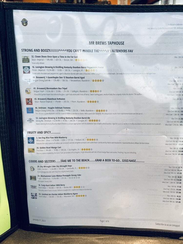 Mr Brews Taphouse - Melbourne, FL