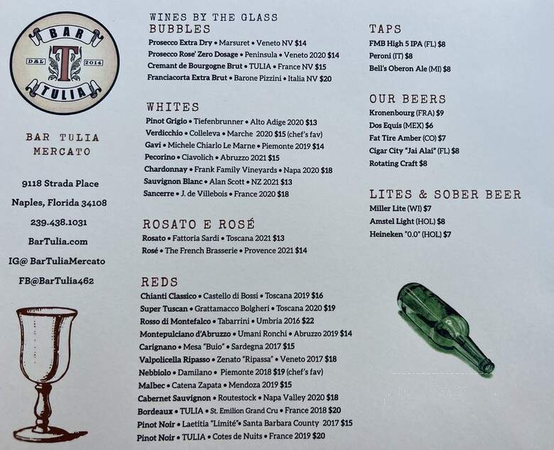 Bar Tulia - Naples, FL