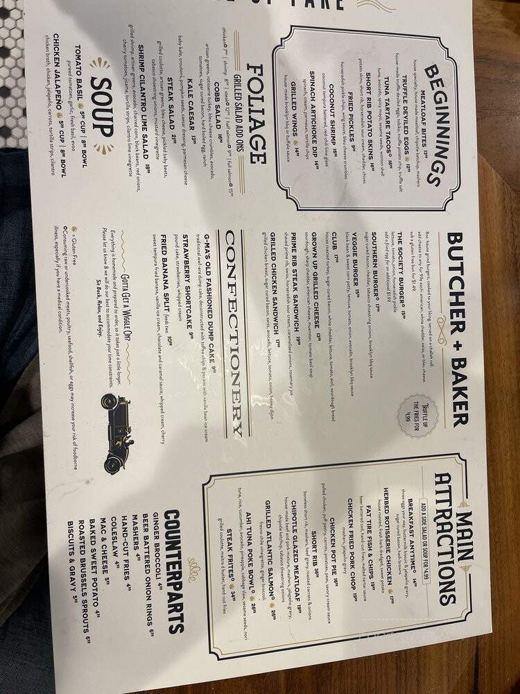 The League Kitchen & Tavern - Bee Cave, TX menu_pic