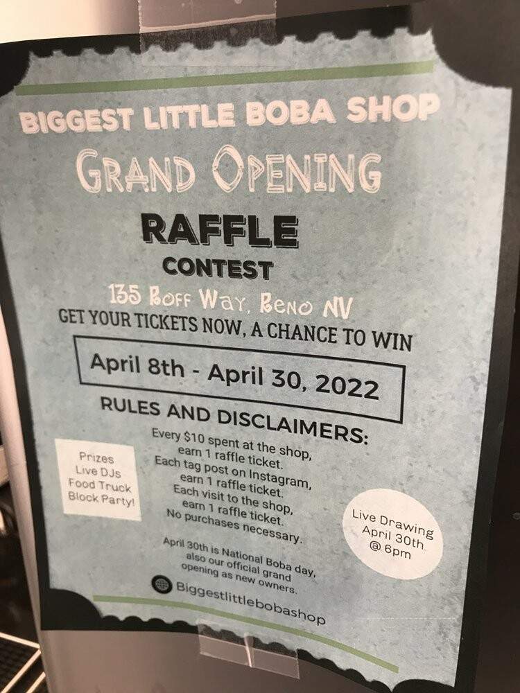 Biggest Little Boba Shop - Reno, NV