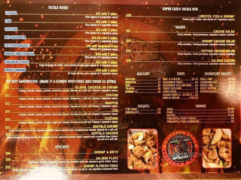 T & C's Tackle Box Southern Seafood and More - Los Angeles, CA menu_pic