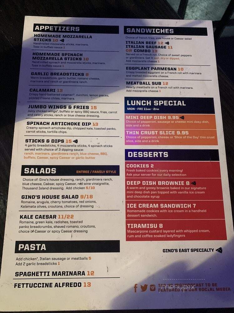 The Comedy Bar - Nashville, TN menu_pic
